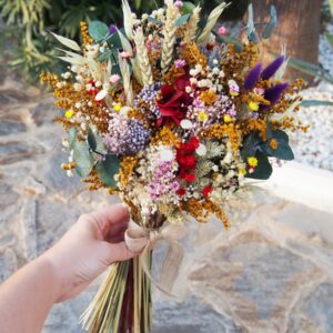 ramo de novia flores preservadas sotogrande